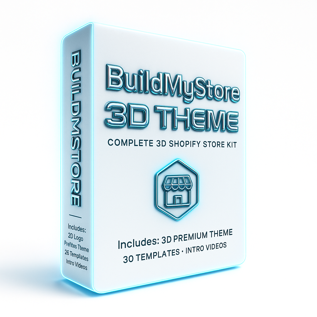 Complete 3D Shopify Store Kit