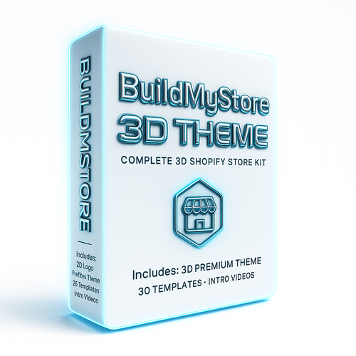 Complete 3D Shopify Store Kit